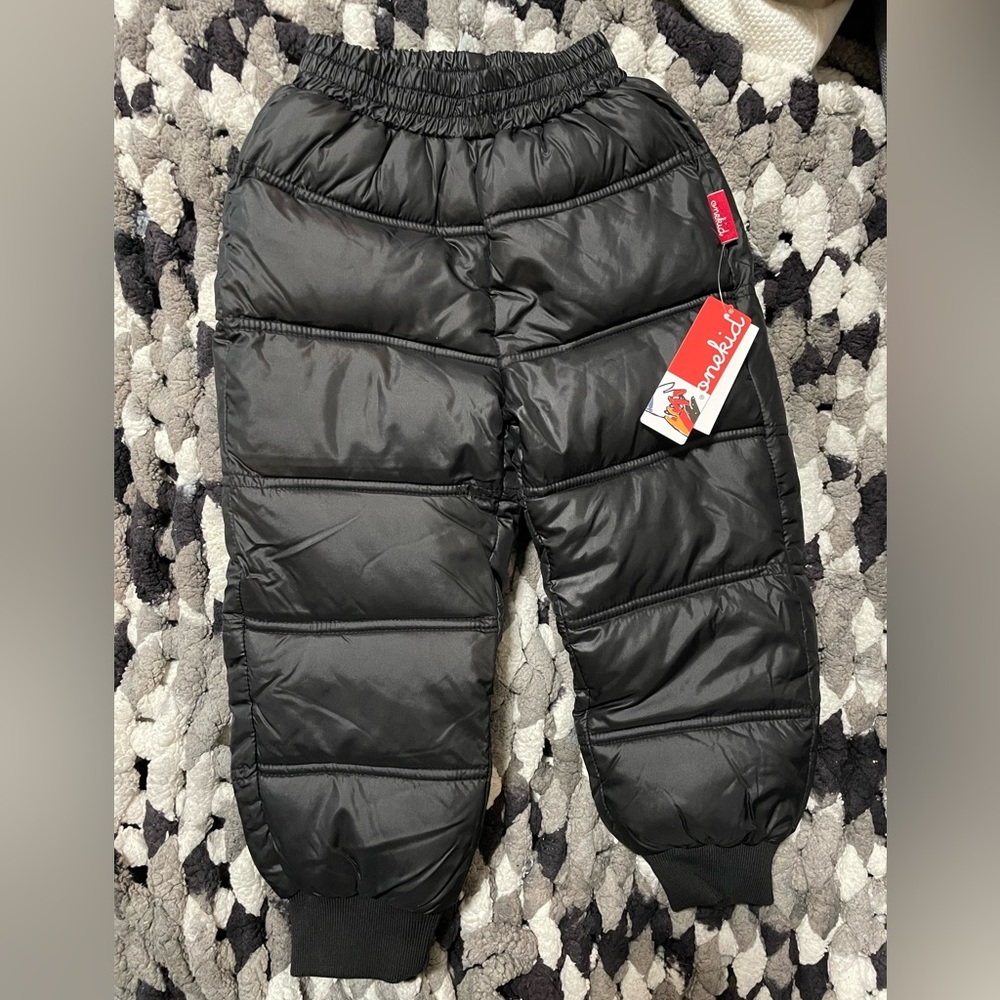 One Kid Packable Snow Pant Size 2 Black